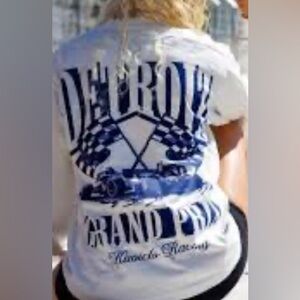 NEW KIWICLO RACING TEE SHIRT “DETROIT GRAND PRIX”  MEDIUM UNISEX